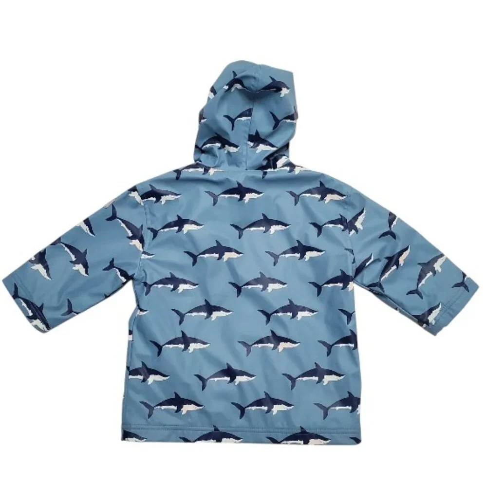 Hatley Shark Raincoat Size 2